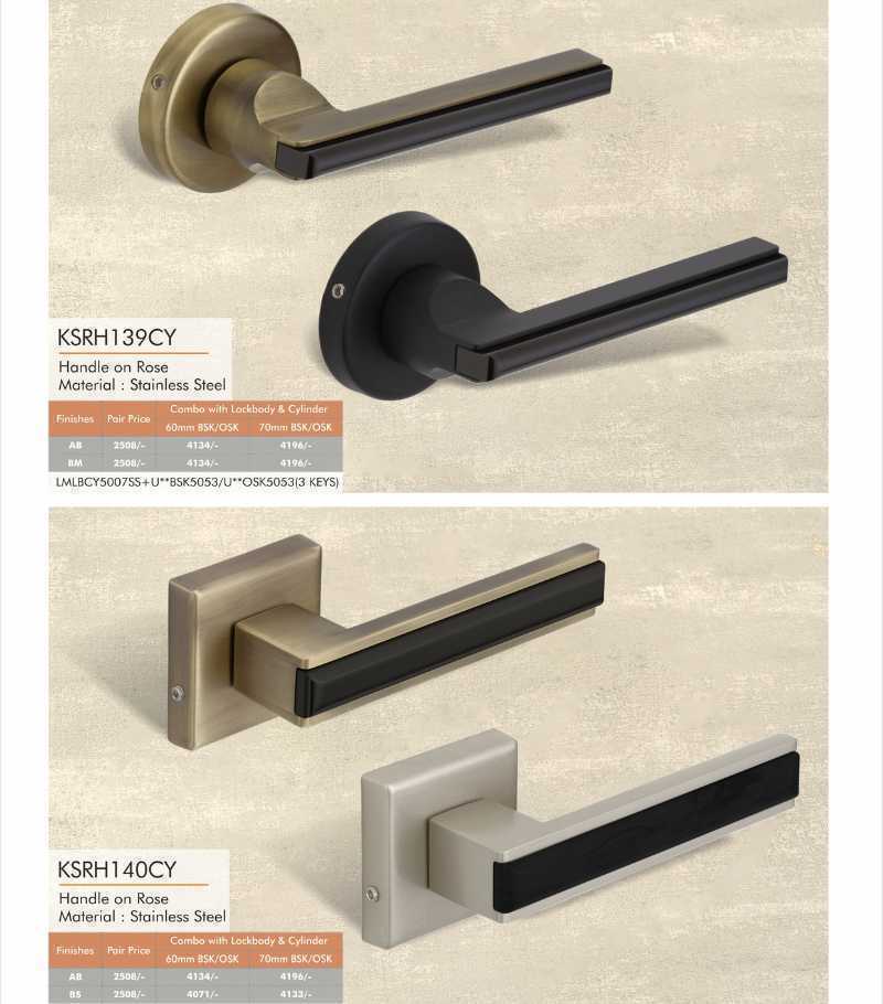 KSRH139&140CY-(Handle-on-Rose)