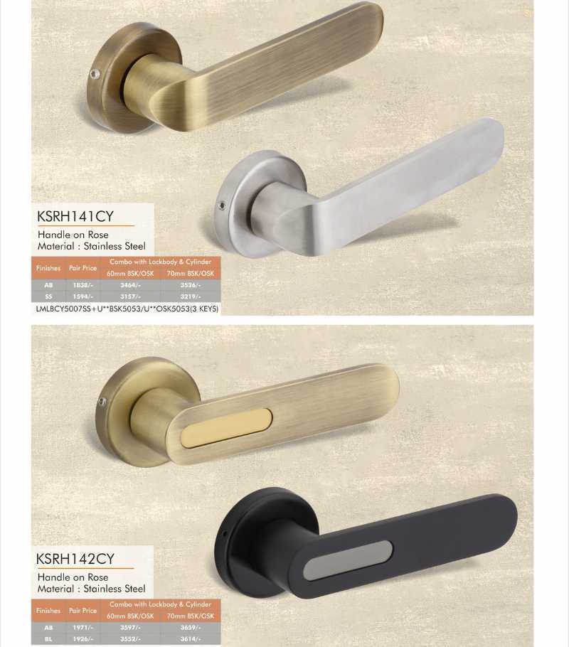 KSRH141&142CY-(Handle-on-Rose)