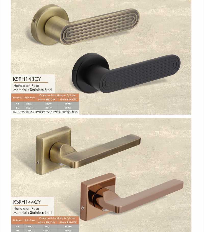 KSRH143&144CY-(Handle-on-Rose)